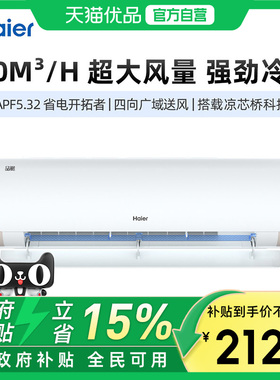 Haier/海尔 KFR-26GW/T200-1 新一级分体式空调挂机