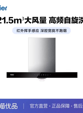 Haier/海尔 CXW-219-E900T23灰 油烟机