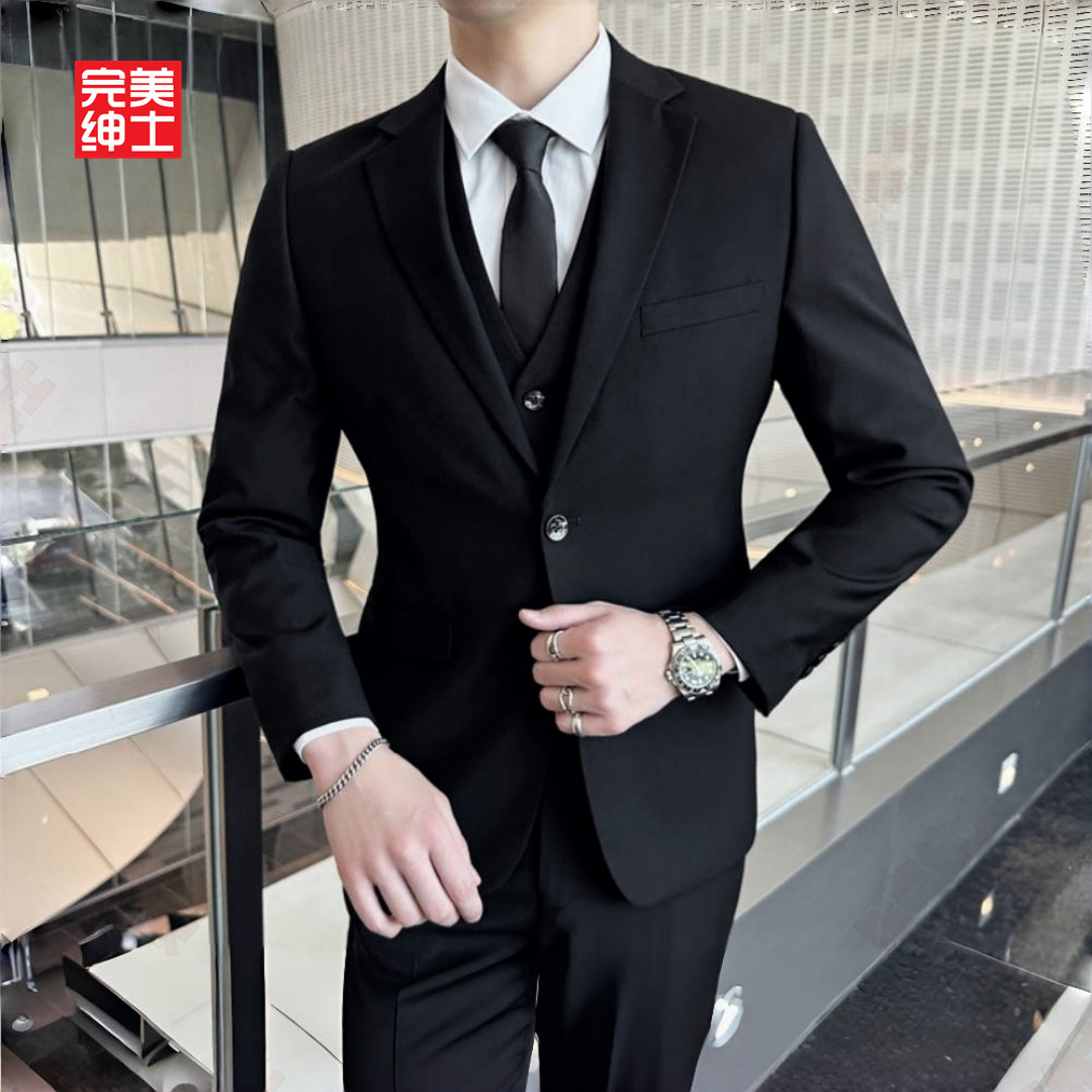 西装外套男士正装职业装大码套装商务办公制服新婚礼服伴郎春秋季