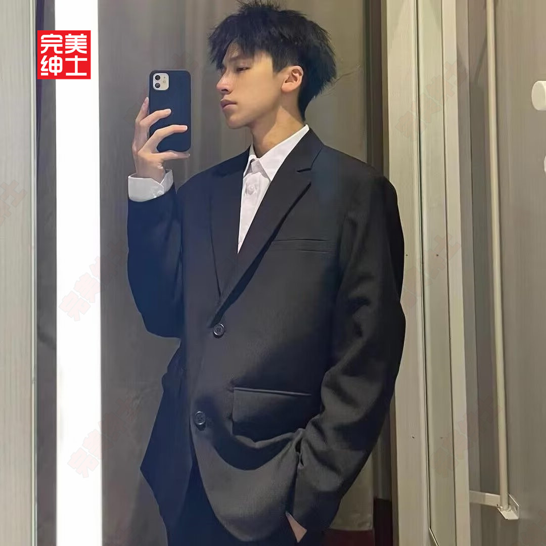 西装外套男士正装职业装大码套装商务办公制服新婚礼服伴郎春秋季