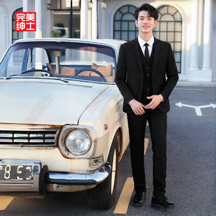 职业装 正装 大码 套装 西装 商务办公制服新婚礼服伴郎春秋季 外套男士