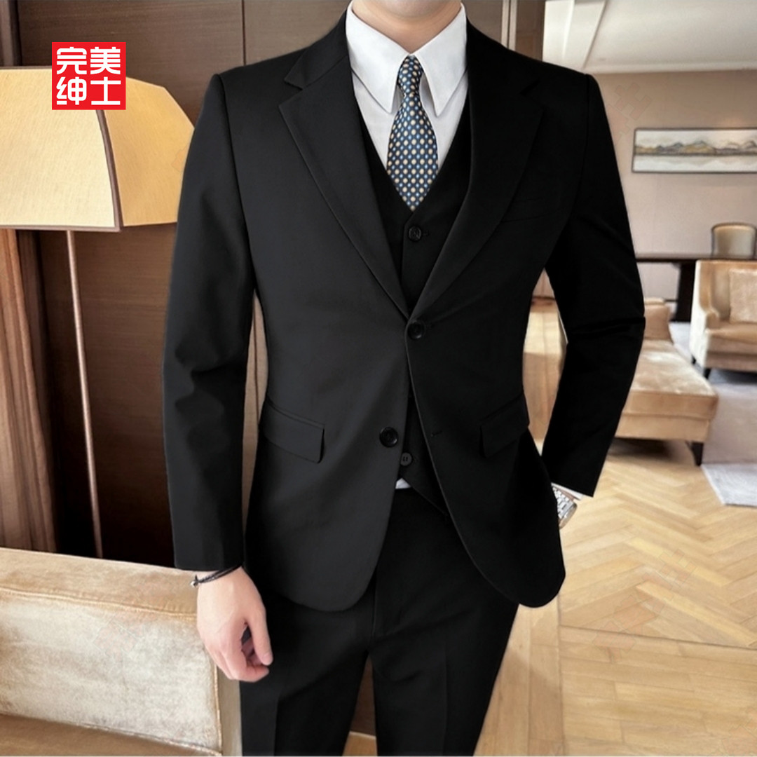 西装外套男士正装职业装大码套装商务办公制服新婚礼服伴郎春秋季