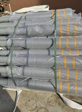 灰色新国标道路警示柱标识桩预埋钢管黄膜反光路桩隔离柱道口立柱