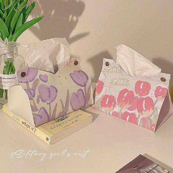 新品Ins Highh-value Tissue Box Holder Living Room Paper Box