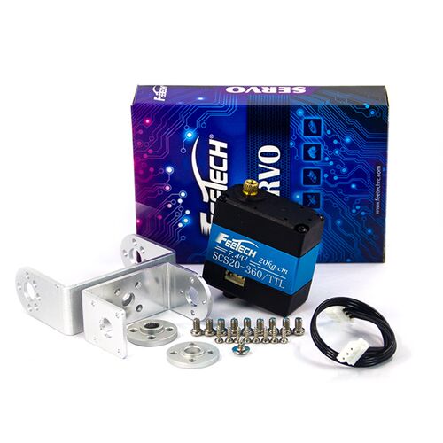 新品飞特20kgg磁编码360度串口单双轴机器人TTL机械臂反馈串行总