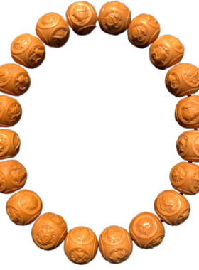 极速猴头小核f桃雕刻四象神兽手串玄武八卦手链核雕龙单籽文玩非