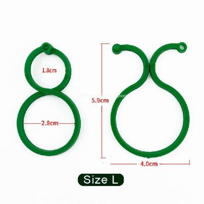 新品100pcs Botany-stem Vine StrappGing Clips Garden Plant