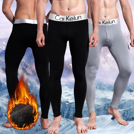 极速Long johns men thin fleecez thermal underwear keep warm