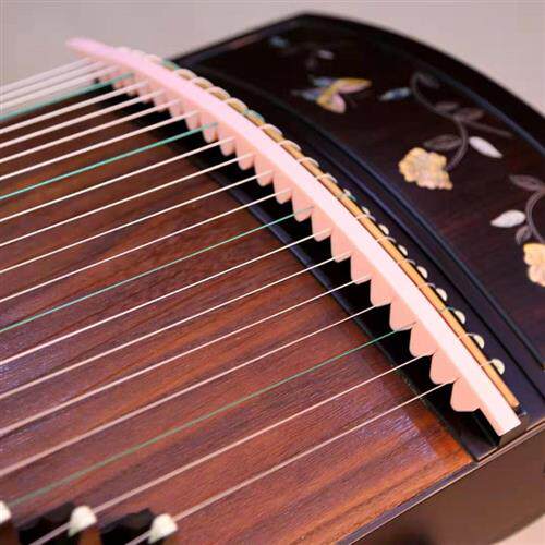 新品古筝专用消音止n音条彩色矽胶材质弱音器夜间练琴神器静音带