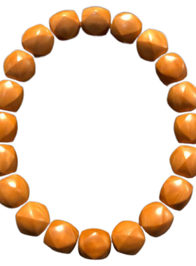 极速唐八棱猴头手串雕刻核v雕手链野生文玩小核桃非桃核橄榄核光