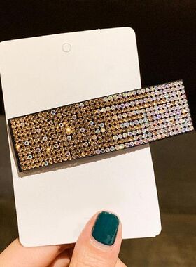 新品Hair Clip Colorfutl Square New Headwear Accessories