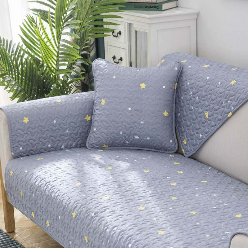 极速北欧简约沙发垫四季通u用纯棉布艺全棉时尚防滑坐垫现代皮沙