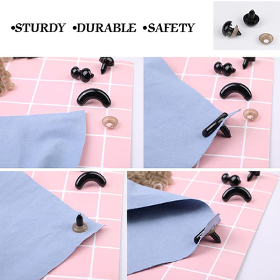 极速586Pcs Plastic Safety Eyes and Noses SMaftey Eyes for St