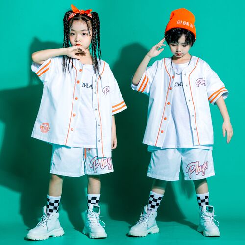 极速少儿街舞潮服幼儿表演服装嘻哈潮B牌套装hiphop男孩架子鼓演