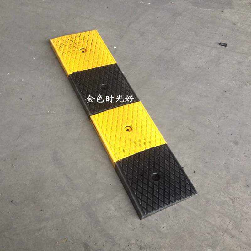 极速新款促销e橡胶路沿坡坡度板门口坡道斜坡456CM三角上台阶梯门