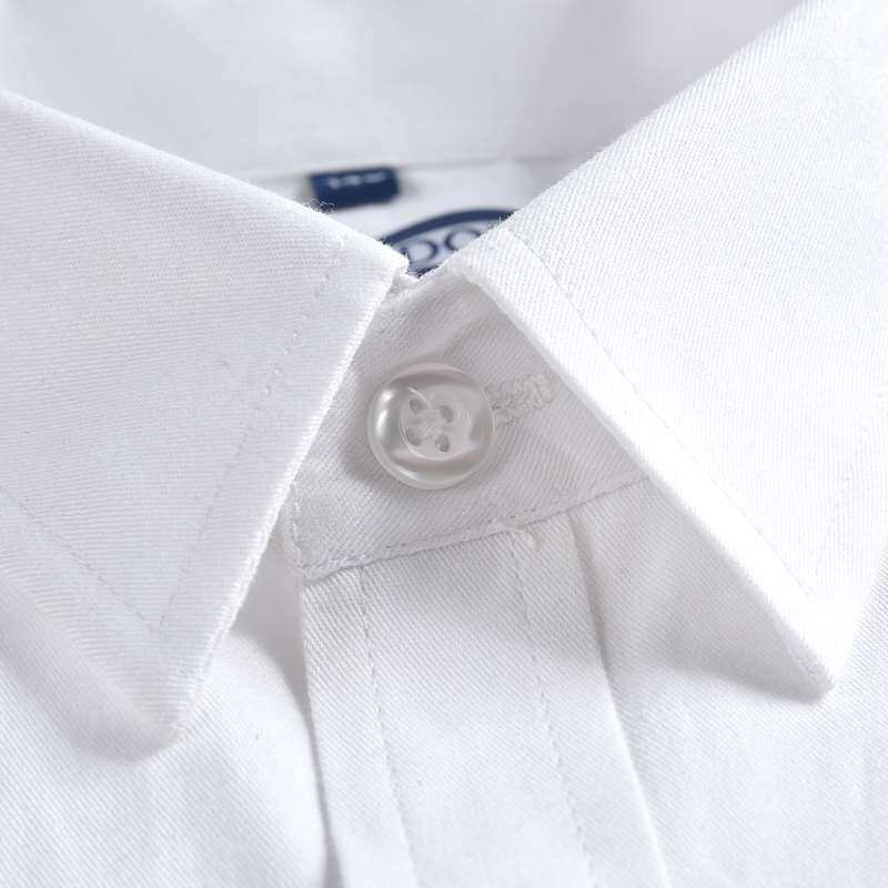 极速儿童白衬衫男童加绒加厚长袖纯E棉春秋小学生校服中大女童白