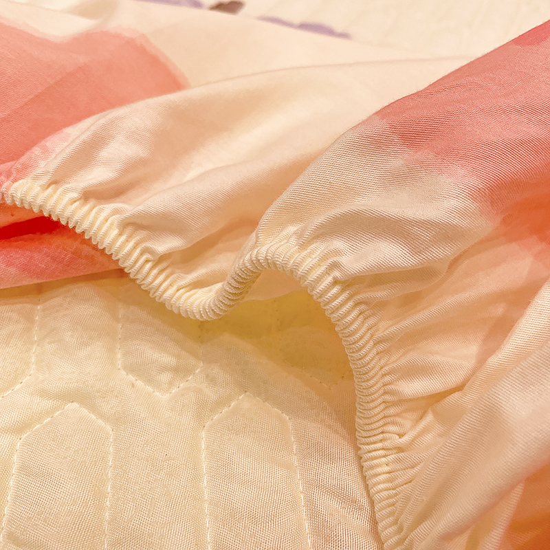 极速纯棉夹棉床笠单件床罩2021B年新款全棉儿童女孩席梦思床垫套