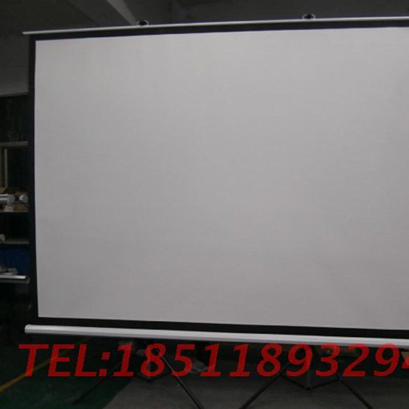 极速新品150寸双支架幕4:3/u16:9G投影幕布  户外移动幕布可携式