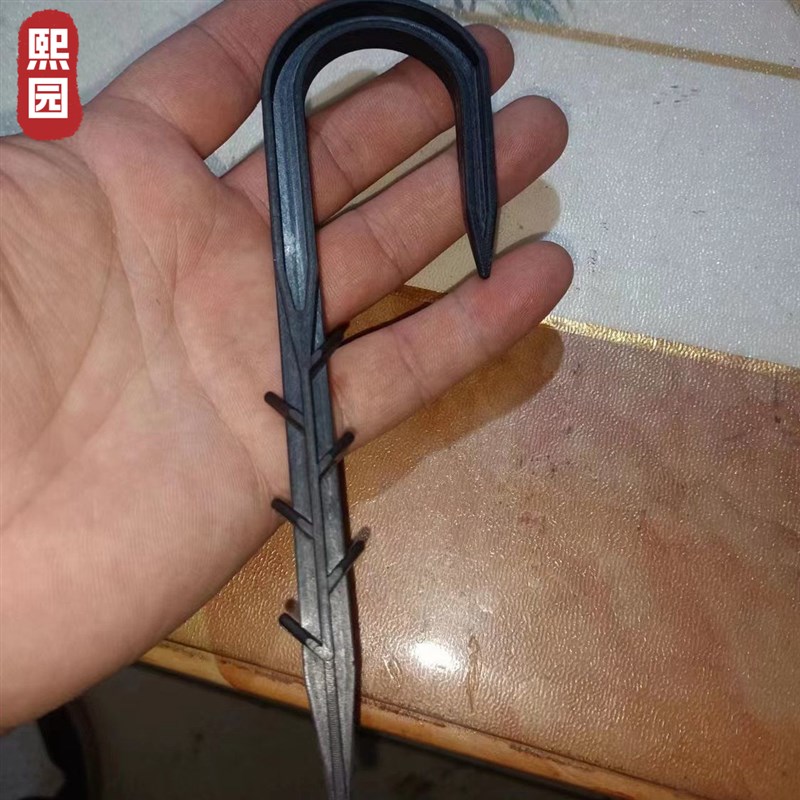 极速滴灌带叉子新款加粗加长加t厚微喷防风O叉防游动滴管压带固定