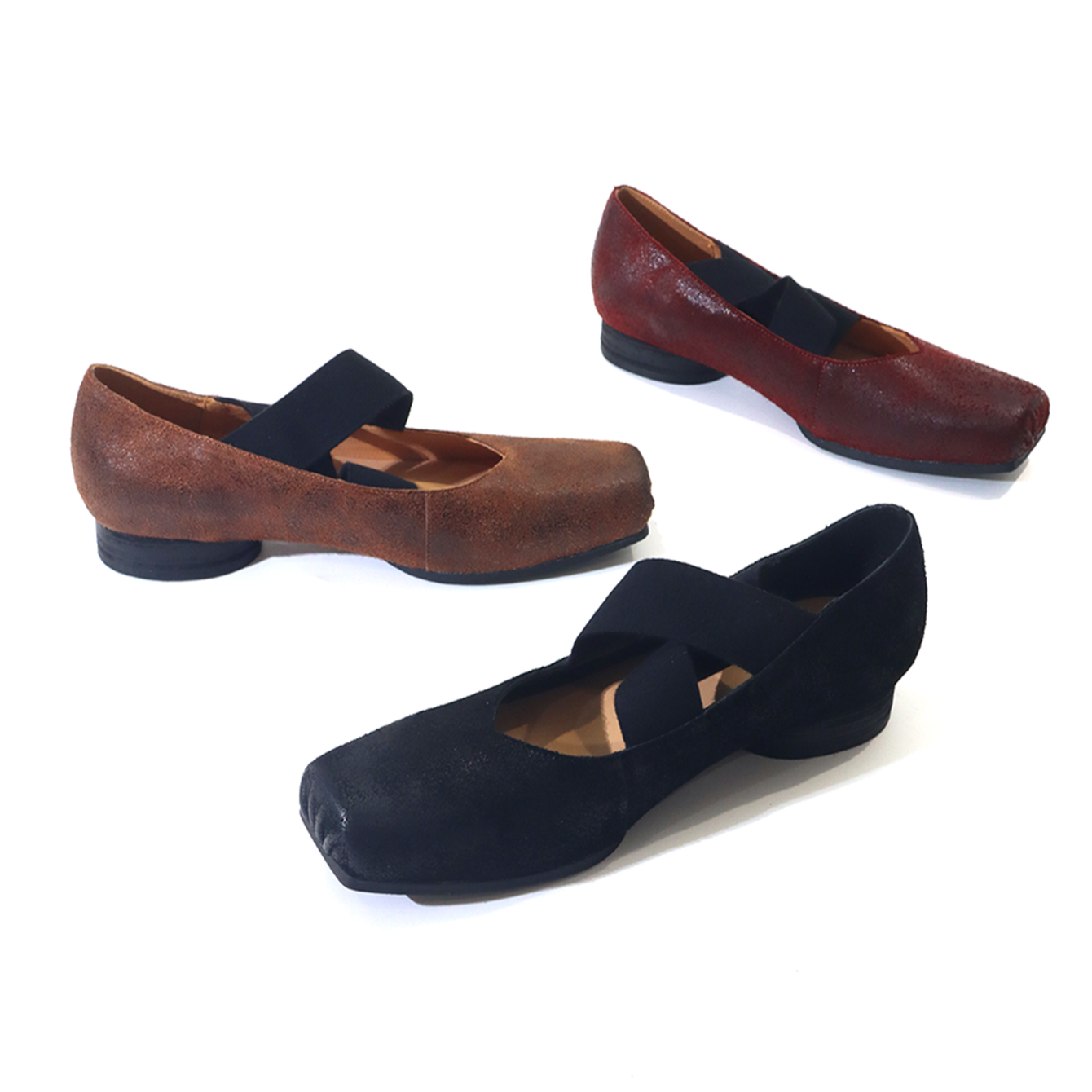 排角经典交叉芭蕾鞋优雅百搭