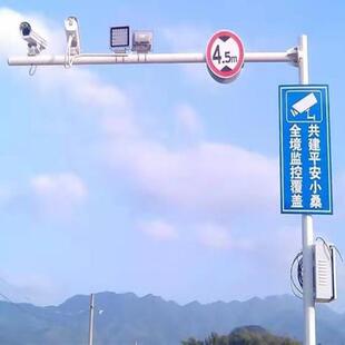 厂家供应监控杆件户外道路交通标识杆高速路十字路口监控杆
