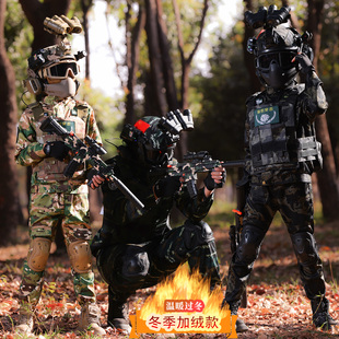 种兵套装男儿童特迷彩套装男童三角洲行动衣服军训服装威龙迷彩服