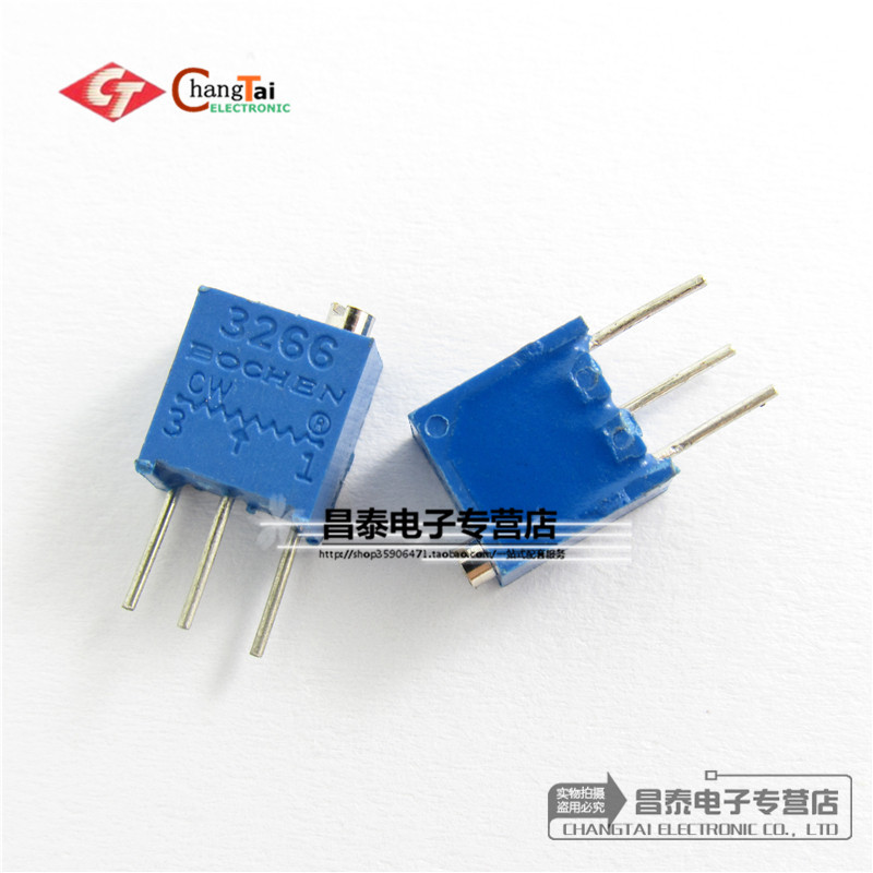 多圈精密可调电阻 3266电位器 1M 3266W-105 顶调 电子元器件