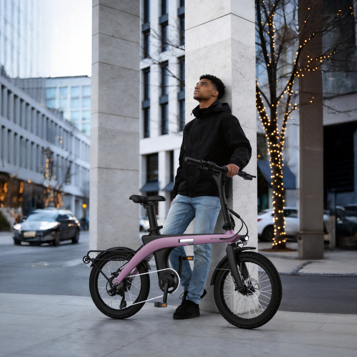 WOWCAT C1电助力折叠自行车新型EBIKE折叠车超轻科技爆款公路车