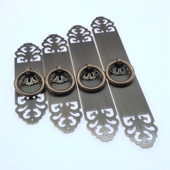 门锁直条铜拉手 实木柜门拉手仿古拉手老式 中式 大门拉手铜把手明装