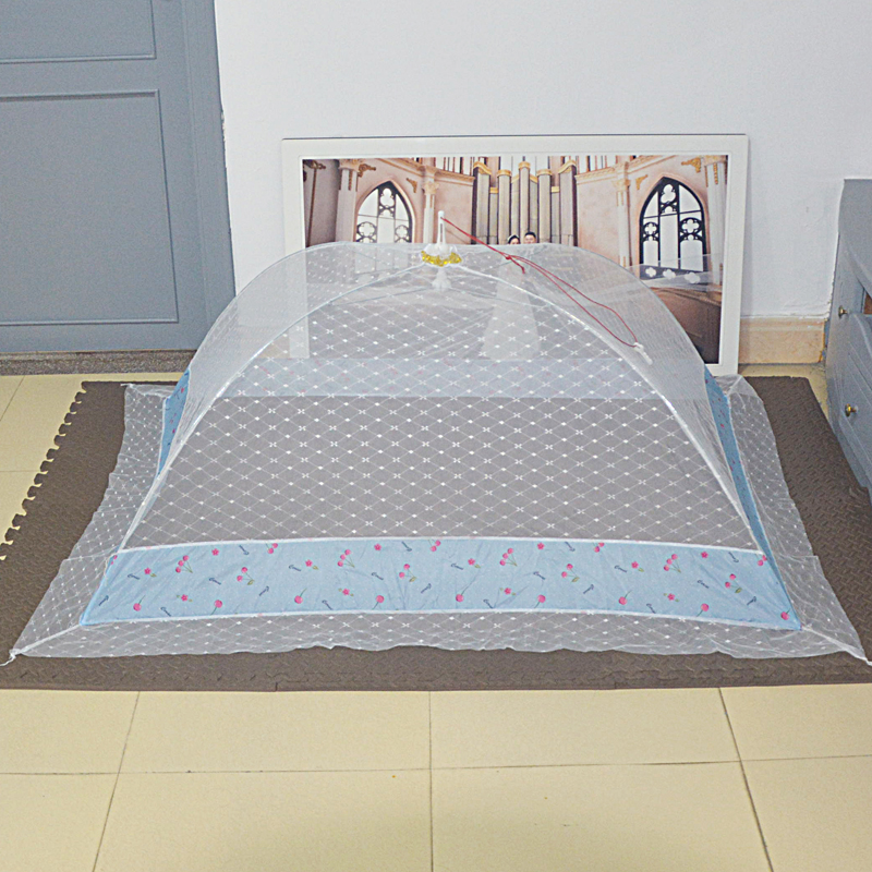 免安装儿童蚊帐伞罩式婴儿宝宝蒙古包无底可折叠雨伞型蚊帐防蚊罩