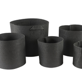 加厚无纺布美植袋植树袋 育苗袋加仑袋家庭种植盆 黑色出口种植袋