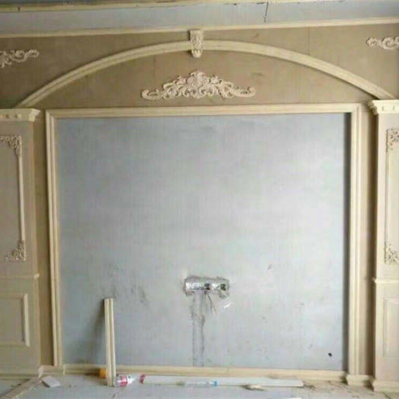 东阳木雕欧式角花 实木家具柜门衣柜背景墙花片 木花装饰接线配线