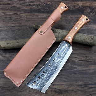 全钢加厚砍柴刀手工锻打锰钢柴刀户外开路山刀农用砍柴劈柴专用刀