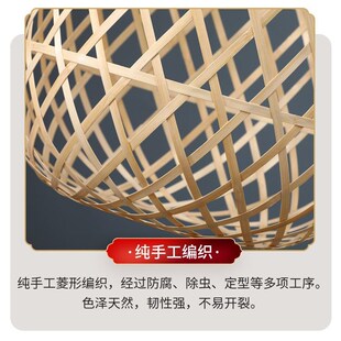 竹编手提灯笼汉服拍摄夜景道具手持物古风竹灯影视道具古装灯笼