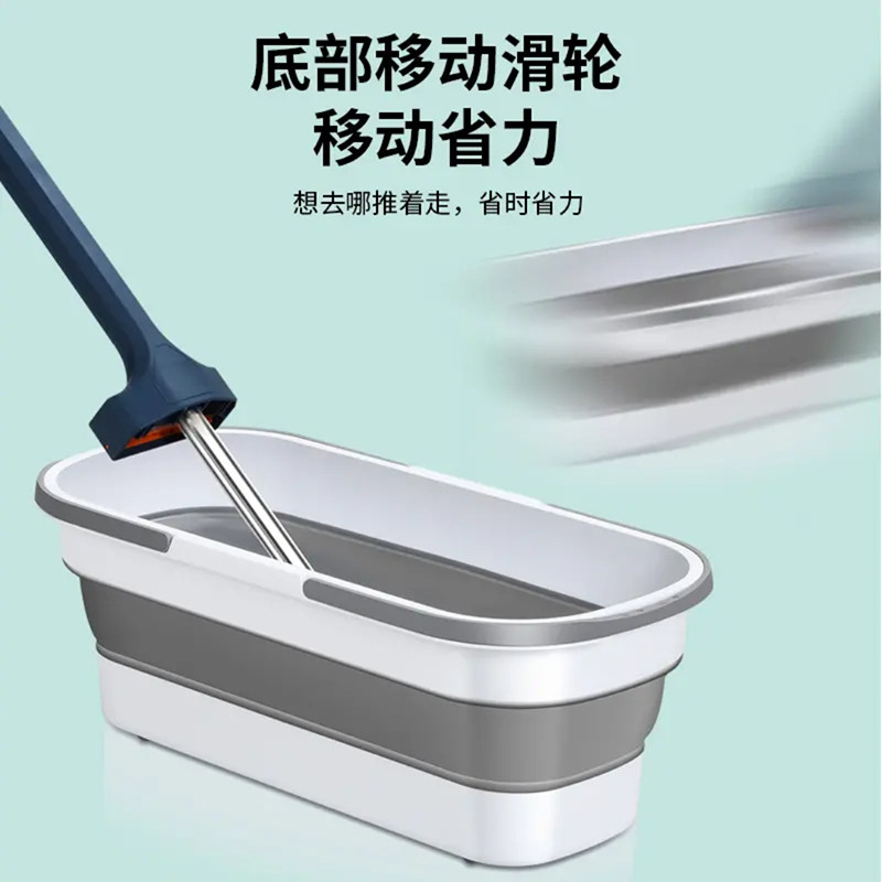 可折叠拖把桶水桶长方形塑料单桶手提家用洗拖布洗车储水大号容量图片