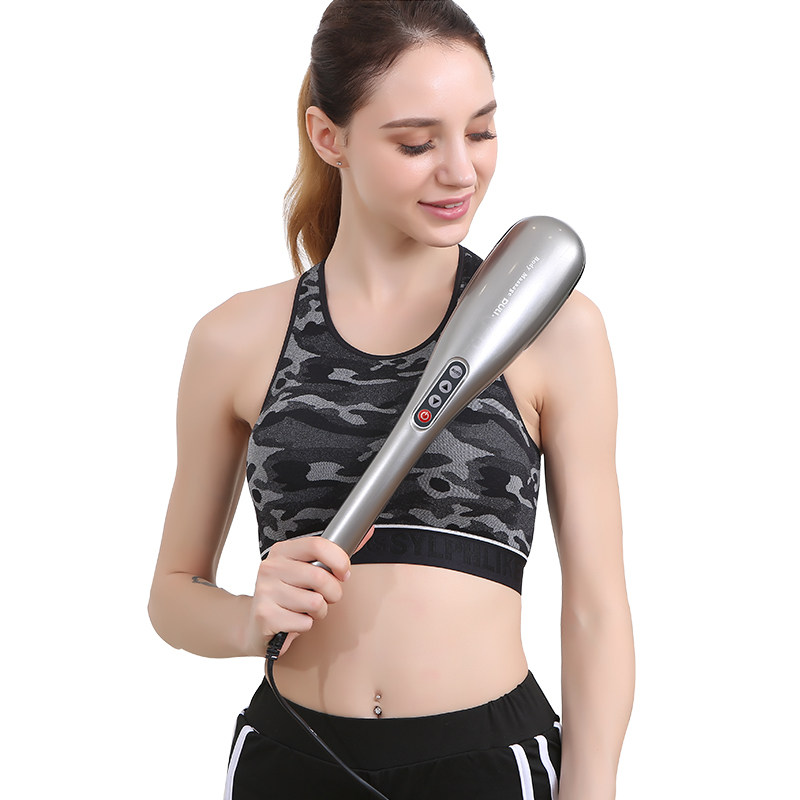 普立海豚按摩器棒颈部腰腿肩部多功能全身穴位电动手持式敲打锤仪