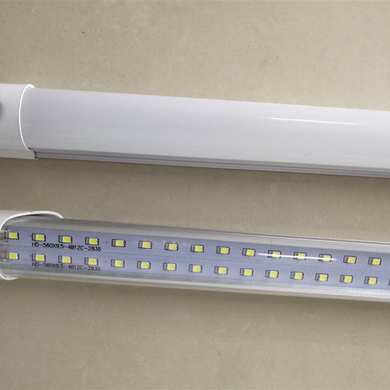 包邮T8双排LED灯管办公家用全套节能长条灯厂房改造日光灯 可定制