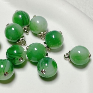 仿玉石纽扣女衣服衬衣衬衫毛衣纽扣玻璃汉服唐装旗袍钮扣配件