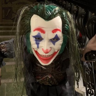 万圣节小丑回魂2Pennywise面具 新款假发小丑面具 电影恐怖面具