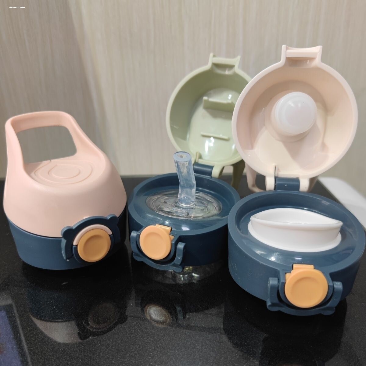 儿童吸管盖保温水杯盖子配件便携水壶吸嘴直饮盖茶杯盖防漏密封盖