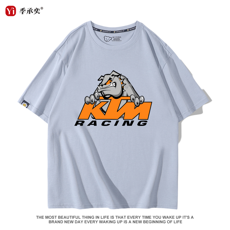 KTM摩托车短袖T恤衫半袖