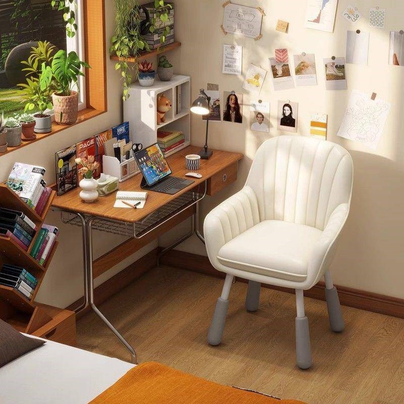 可升降旋转椅子女生卧室书房家用书桌学N习椅宿舍久坐电脑椅子