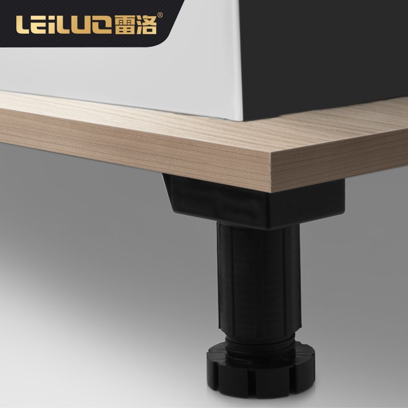 【4只装】厨房可调橱柜脚桌腿支撑脚高度脚10-15CM沙发脚垫PP熟料