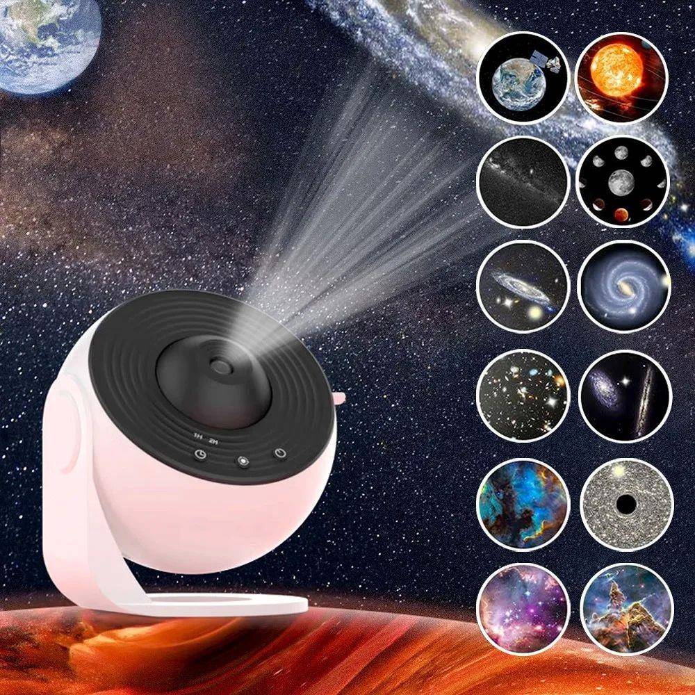 LED Night Light Galaxy Projector Starry Sky Projector 360°