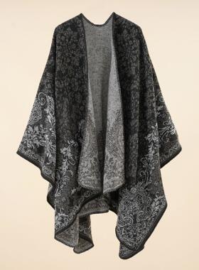 Women cape scarf shawl 空调度假披肩外搭苏格兰斗篷男女款旅游