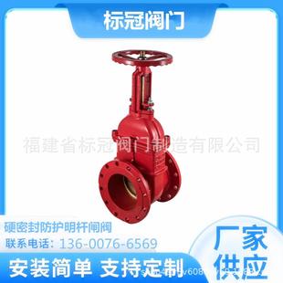 Z41T硬密封防护明杆闸阀 球墨铸铁厂家直销 可DIY铜芯耐磨锁闭