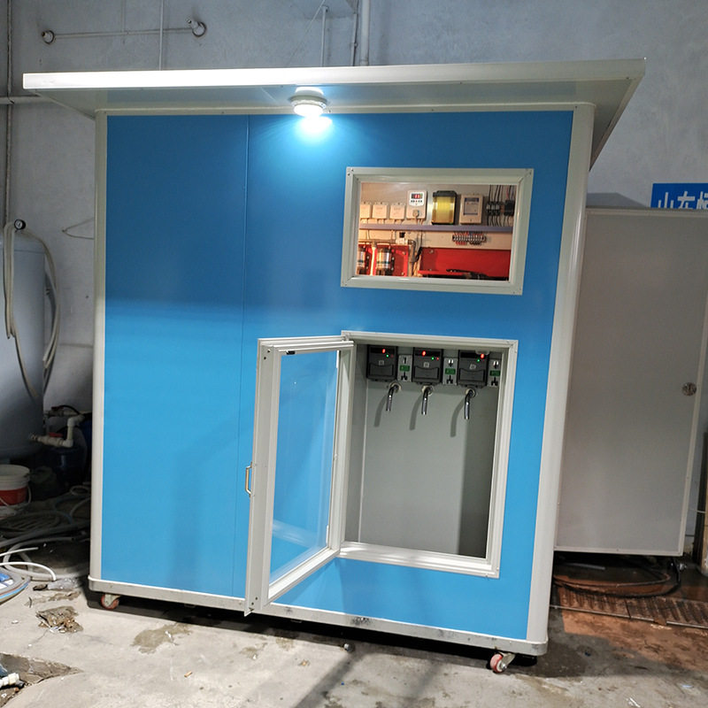 社区直饮水水站森林木售水小屋 供应售水机 水控软化弱碱水小房子