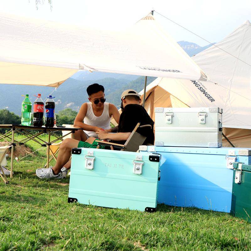 铝镁合金箱箱子家用箱收纳盒出诊箱铝合金箱铝箱露营