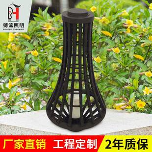 高挡别墅庭院灯门庭灯草坪装饰灯户外LED景观灯柱头围墙景观灯具