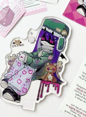 【幕醒森林】无机杀手Doll周边吧唧徽章钥匙扣挂件明信片画师授权